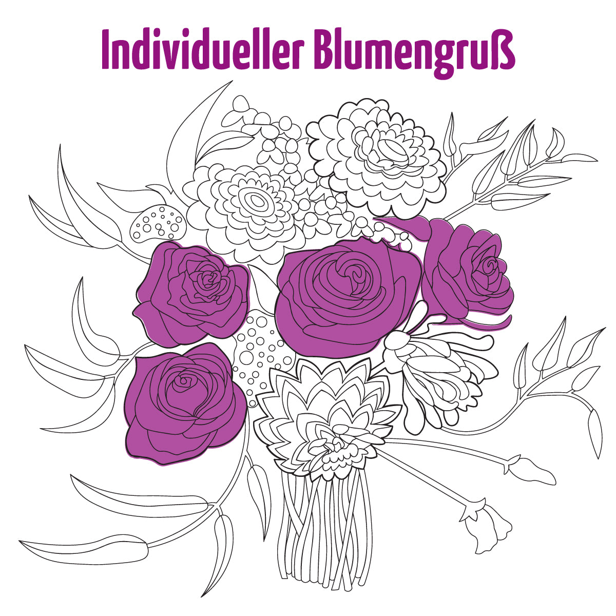 Individueller Blumenstrauß