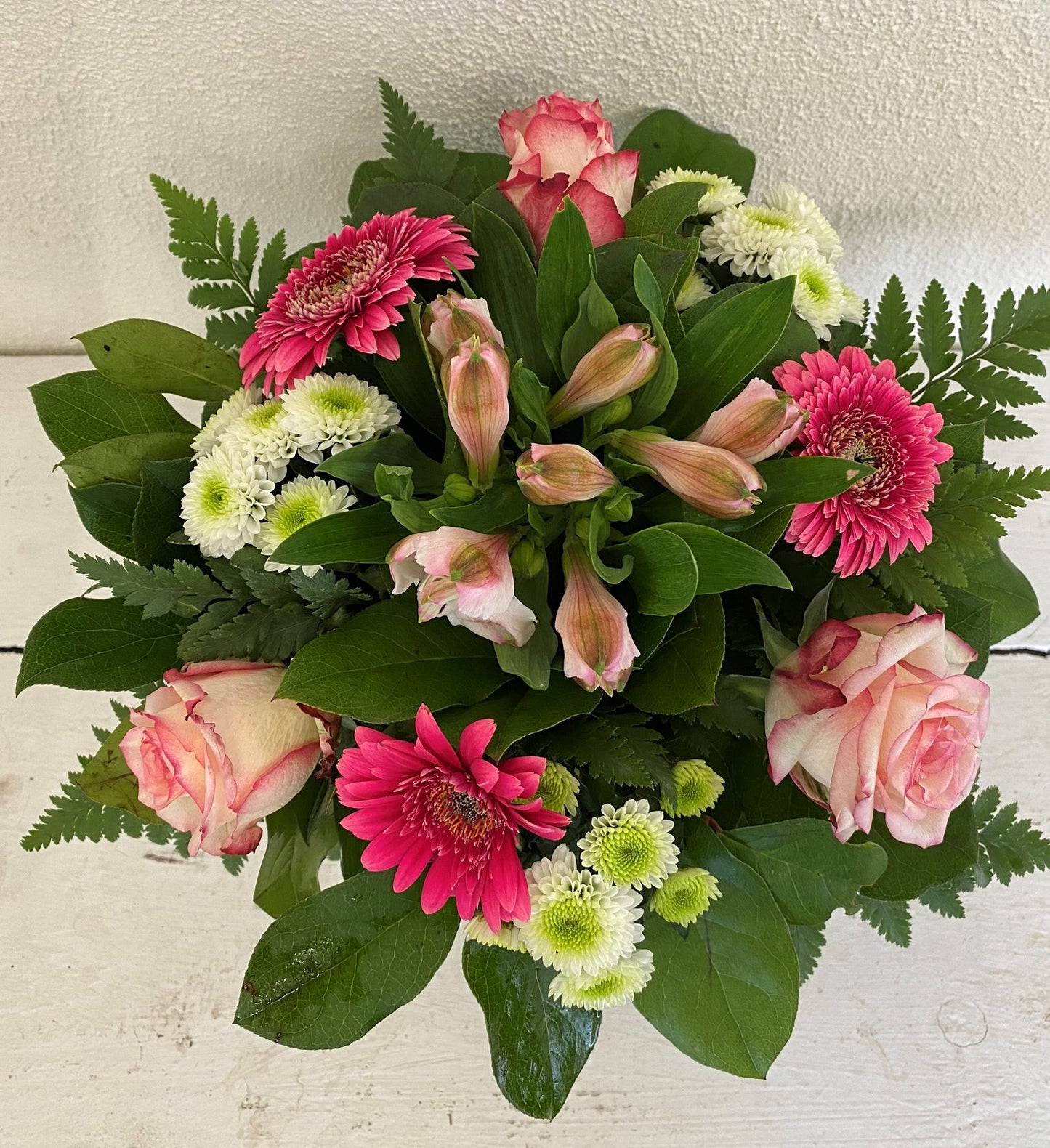Blumenstrauß in rosa und pink