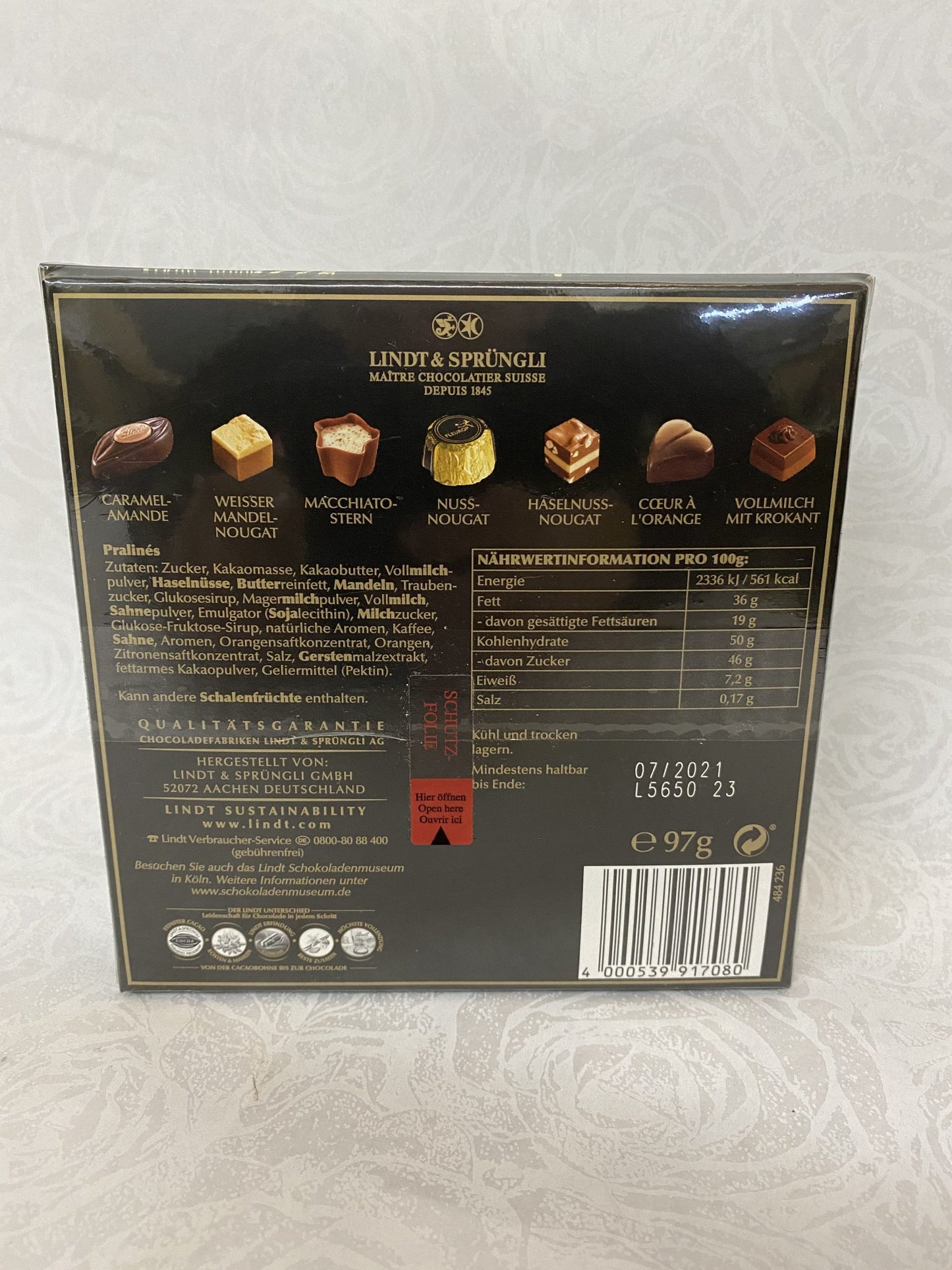 Lindt-Pralinen