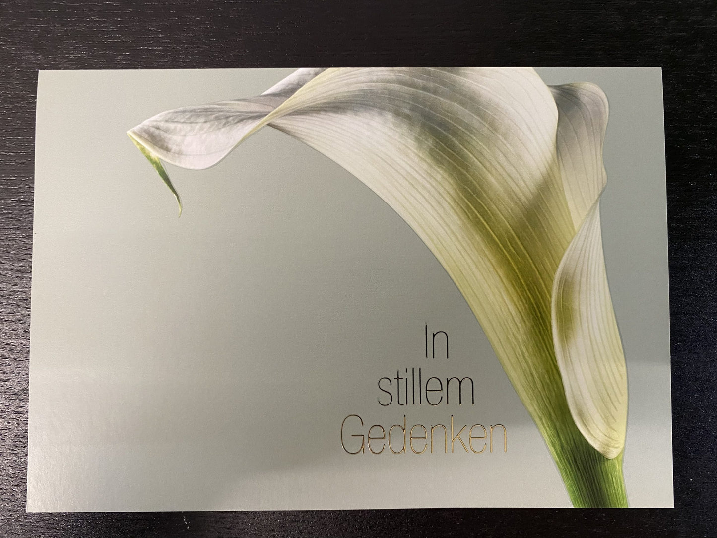Grußkarte "In stillem Gedenken"