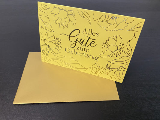 Grußkarte "Alles Gute zum Geburtstag"