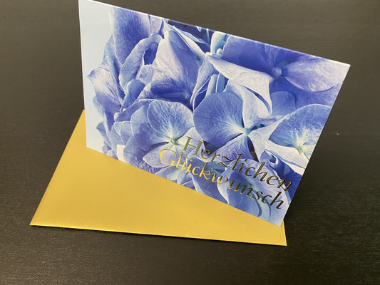 Grußkarte "Herzlichen Glückwunsch"
