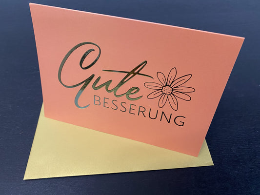 Grußkarte "Gute Besserung"