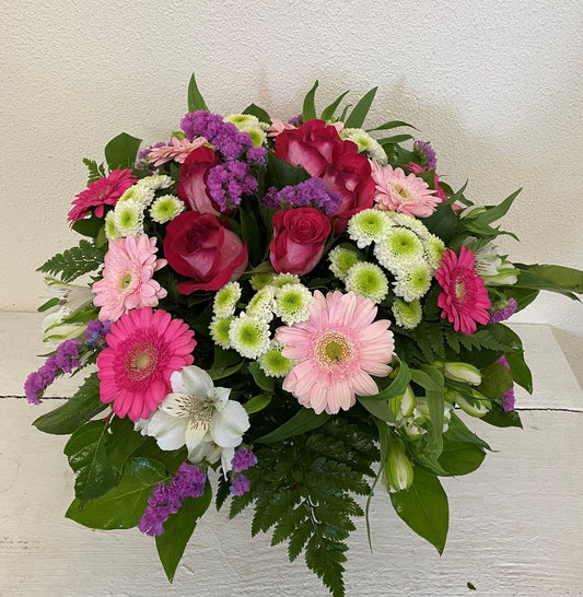 Blumenstrauß in rosa, pink und weiß