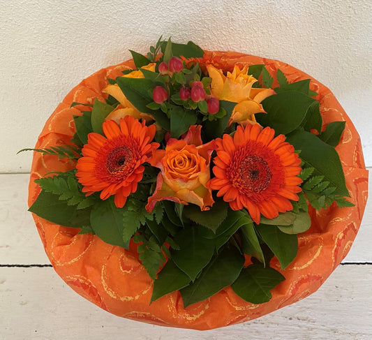Blumenstrauß in orange