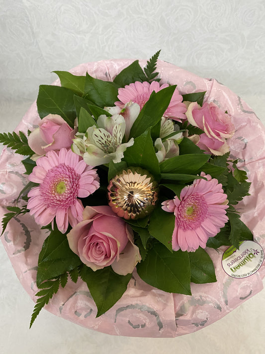 Blumenstrauß in rosa