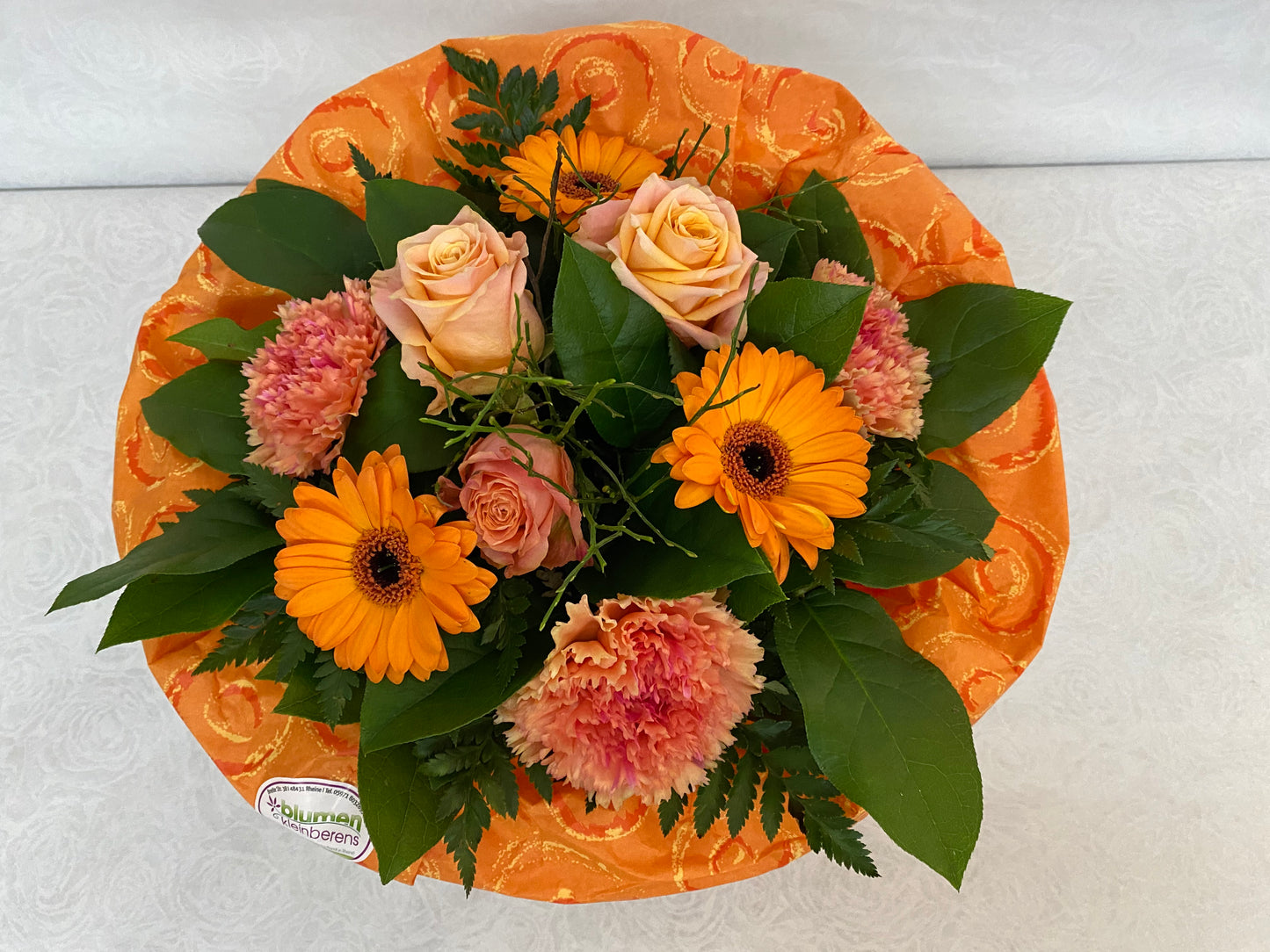 Blumenstrauß in orange