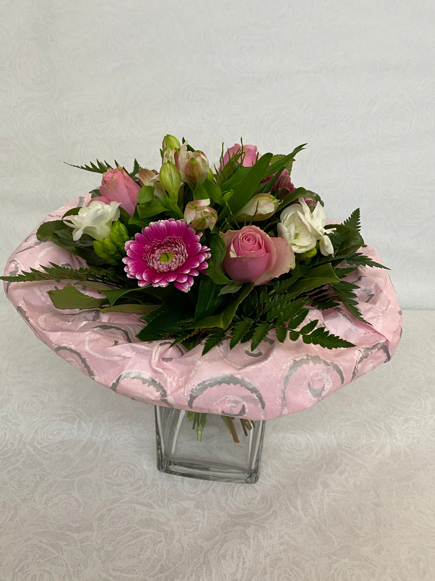 Blumenstrauß in rosa und pink